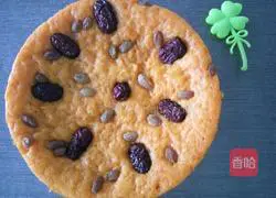 Illustration of how to make pumpkin hair cake 8