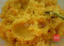 Illustration of how to make sweet potato cake 2