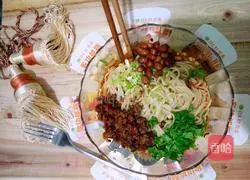 Illustration of how to make spicy and sour rice noodles 4