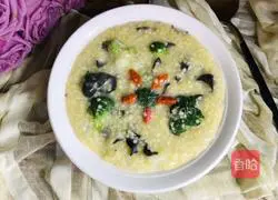 How to make black fungus and millet porridge Illustration 10