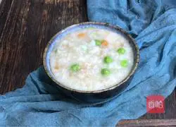 Peas Illustration of how to make minced meat porridge 8