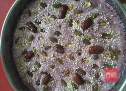 Illustration of how to make purple sweet potato cake 8
