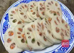 Illustration of how to make lotus root box 8