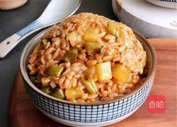 Illustration of how to make braised beans and rice 10