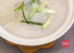 Illustration of how to make fresh squid and lean meat porridge 8