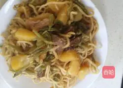 Recipe for Braised Potato and Bean Noodles Illustration 7