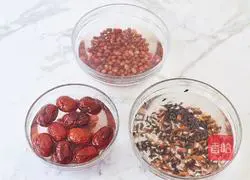 Illustration of how to make five red porridge 2
