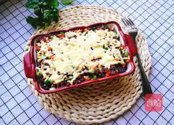 Illustration of how to make shrimp and cheese baked rice 17