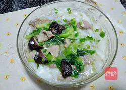 Illustration of how to make rice noodles with sliced ​​meat 15