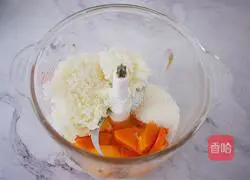 Illustration of how to make pumpkin steamed cake 6