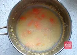 Illustration of how to make sweet potato, millet and quinoa porridge 6