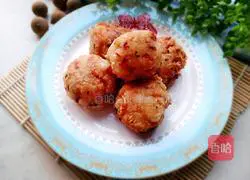 Illustration of how to make fried glutinous rice balls 8