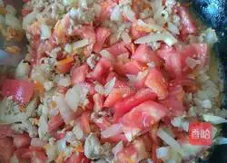 Illustration of how to make spaghetti bolognese 6