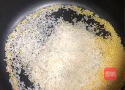 Illustration of how to make dry millet porridge 1