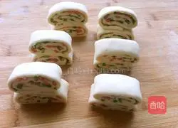 Illustration of how to make ham and chive rolls 11
