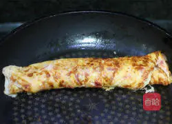 Illustration of how to make seaweed rice ball bento 3