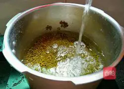 Illustration of how to make taro ball and mung bean porridge 4