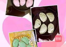 Illustration of how to make three-color and three-fresh vegetable boxes 6