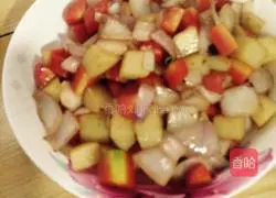 Illustration of how to make seasonal vegetable clay pot rice 8