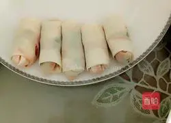 Illustration of how to make spring rolls 3