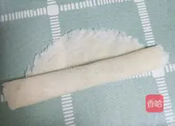 Illustration of how to make fried spring rolls 2