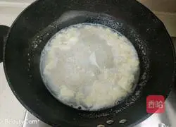 Illustration of how to make egg oatmeal porridge 2