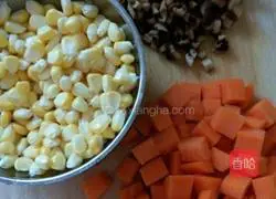 Carrot and Corn Stewed Rice Illustration of how to do it 3