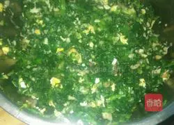 Illustration of how to make spinach and egg cartons 3