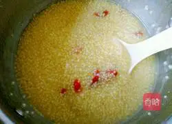 Illustration of how to make wolfberry millet porridge 9