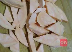 Illustration of how to make sweet potato and millet porridge 3