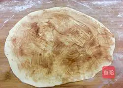 Illustration of how to make bean paste rolls 14