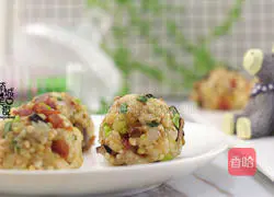 Illustration of how to make buckwheat rice balls 11