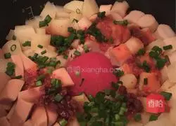 Illustration of rice cooker cooking method 5