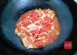 Illustration of how to make tomato and egg cold noodles 5