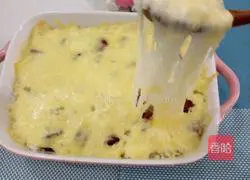 Cheese and Sausage Baked Rice Illustration of how to do it 9