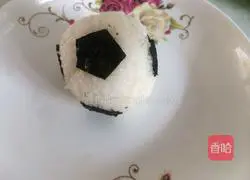Gege Football⚽️Illustration of how to make rice balls 3