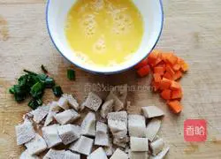 Illustration of how to make fried cornstarch 1