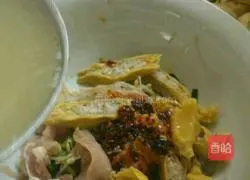 Illustration of how to make Yunnan rice noodles 3