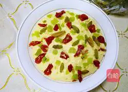 Illustration of how to make honey stack rice cake 10