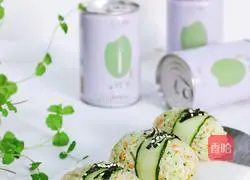 Illustration of how to make broccoli and sesame rice balls 17