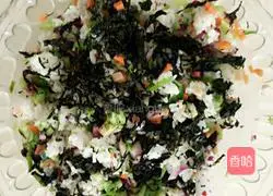 Illustration of how to make vegetable rice balls 2