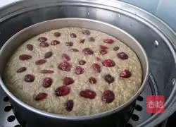 Illustration of how to make mung bean flour cake 7