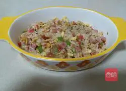 Illustration of how to make delicious prawn baked rice 8