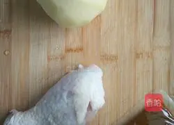 Curry Chicken Illustration of how to make rice 1