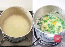 Spinach and egg porridge recipe 5