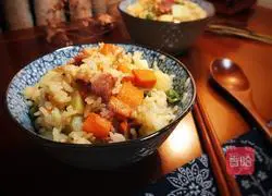 Illustration of how to make carrot and potato braised rice 14