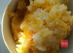 Pumpkin Stew Illustration of how to make rice 7