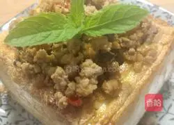 Illustration of how to make tofu boxes 11