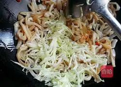 Illustration of how to make fried rice noodles 8