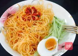 Italian Illustration of making noodles 7